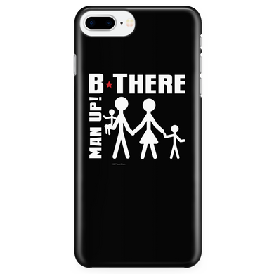 Man Up! B There Man With Family iPhone 7Plus/7sPlus/8Plus Black Case - ManUp!Series
