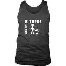 Man Up! B There Man With Child Men's Tank - ManUp!Series